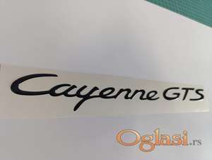 Cayenne GTS stiker oznaka za gepek